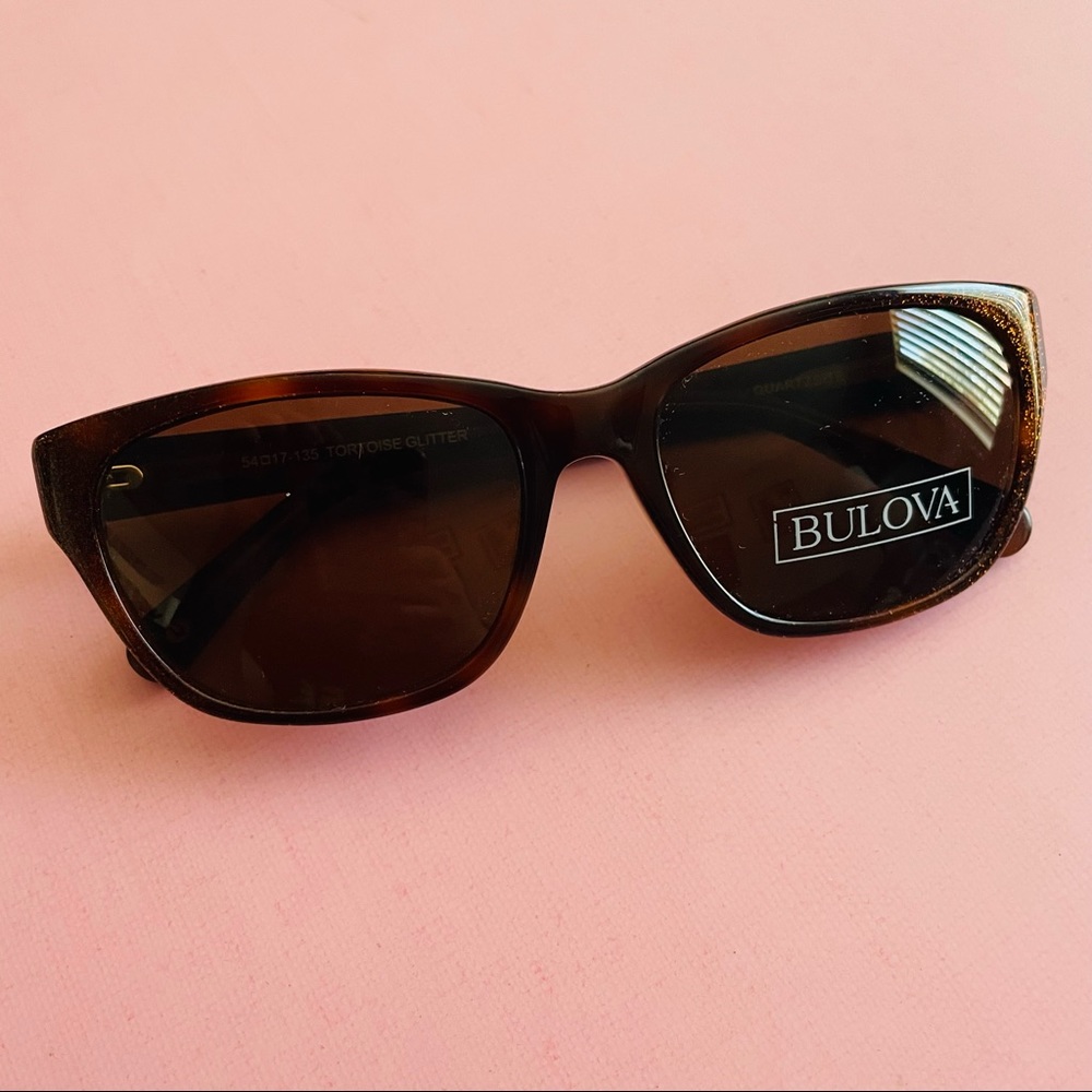 Women’s Bulova sunglasses tortoise glitter
